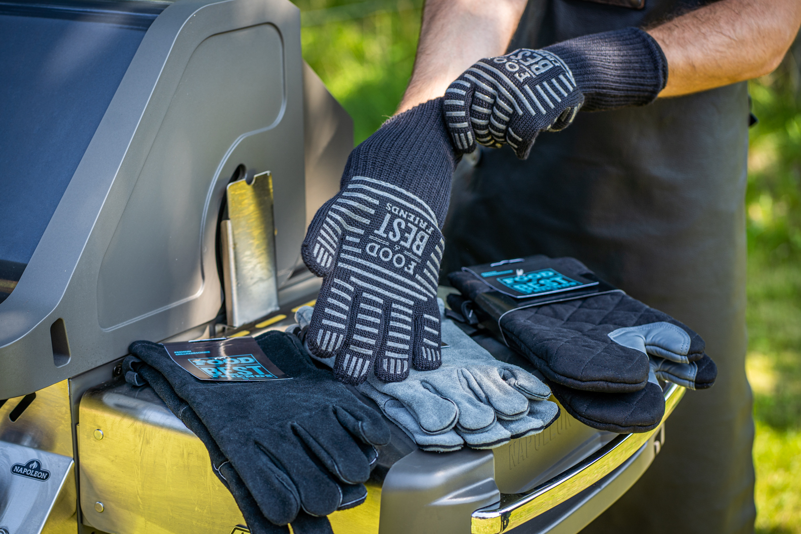 Food and best friend | Aramid-Grillhandschuhe