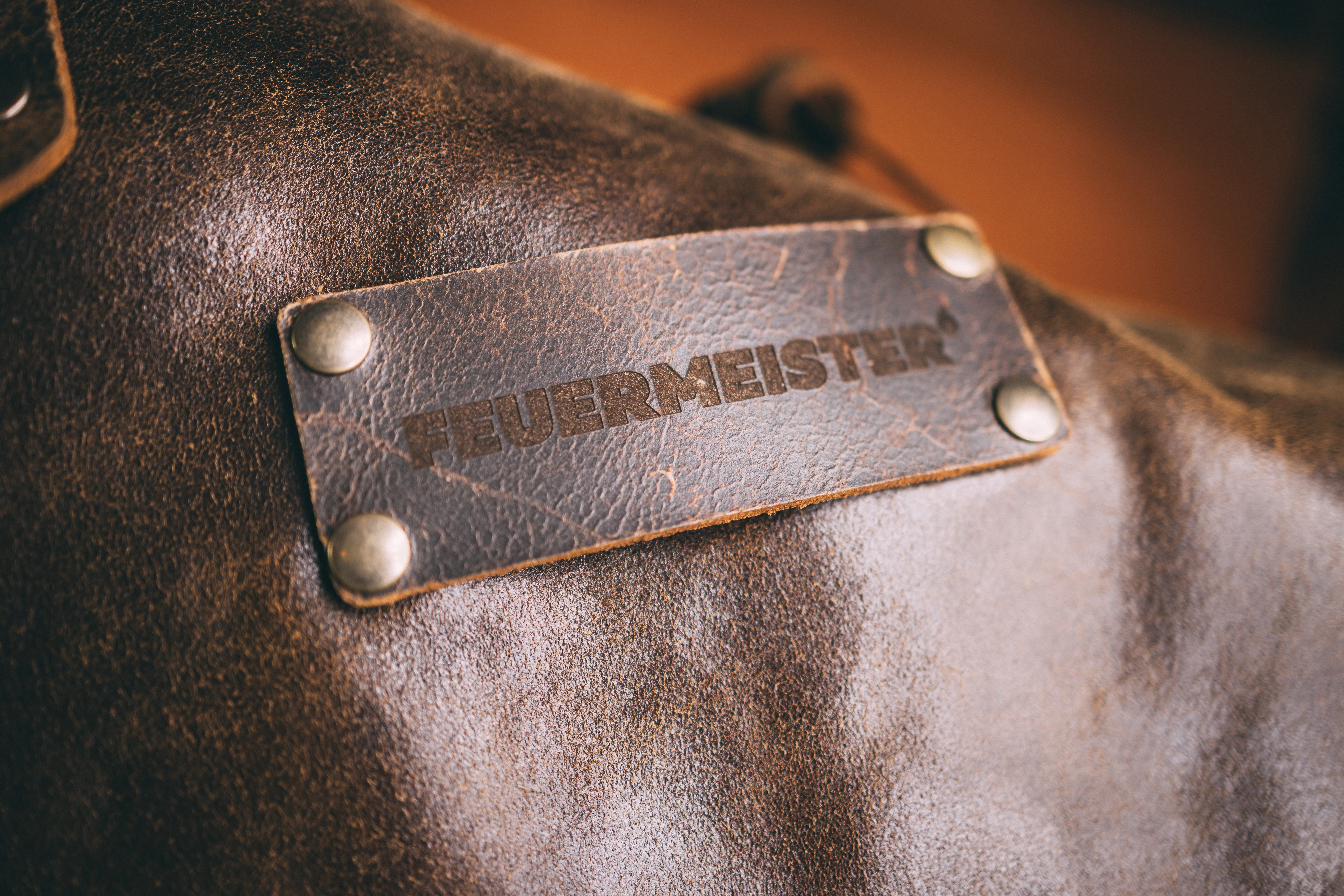 personalisiertes Lederemblem